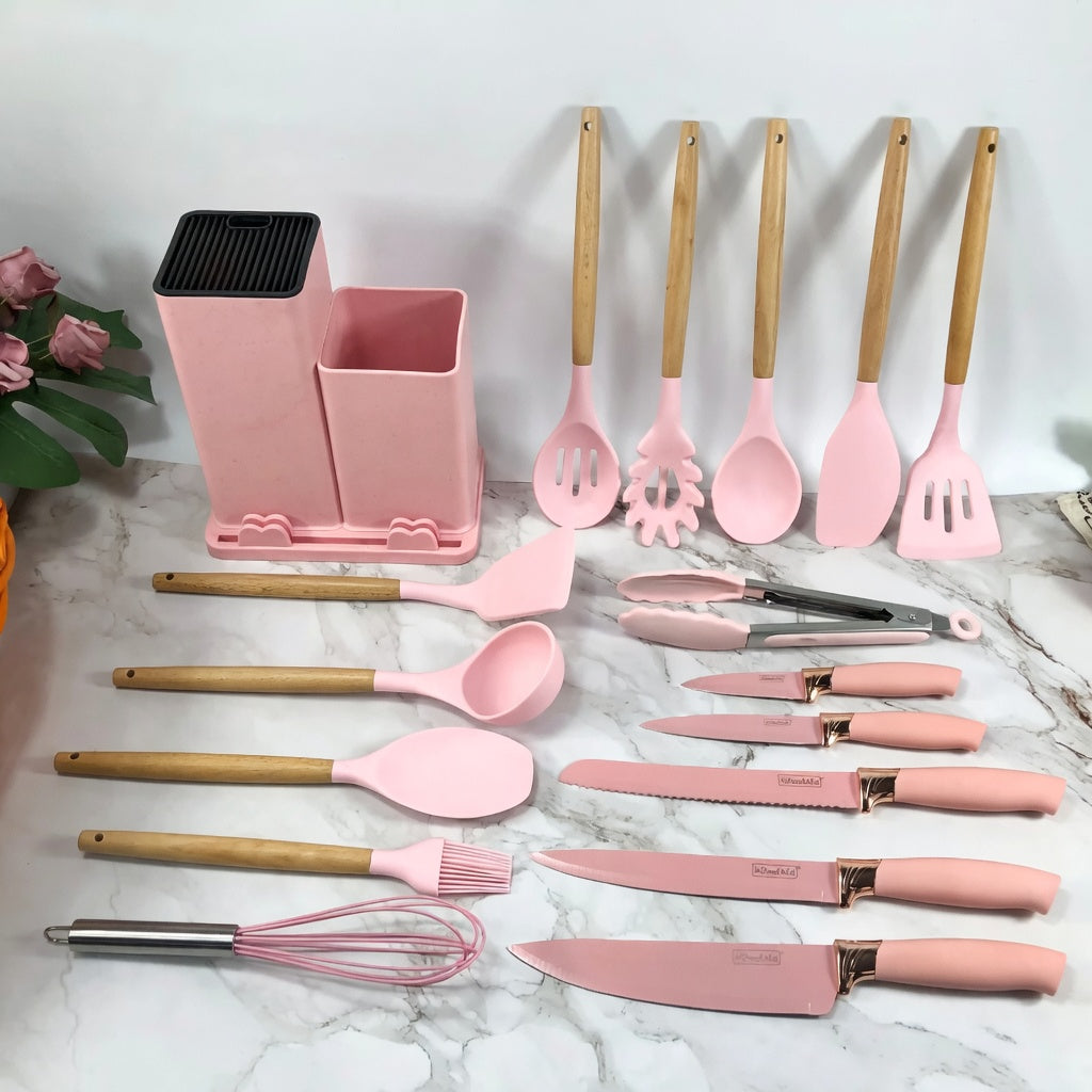 19PCS Utensil and Knife Toolkit