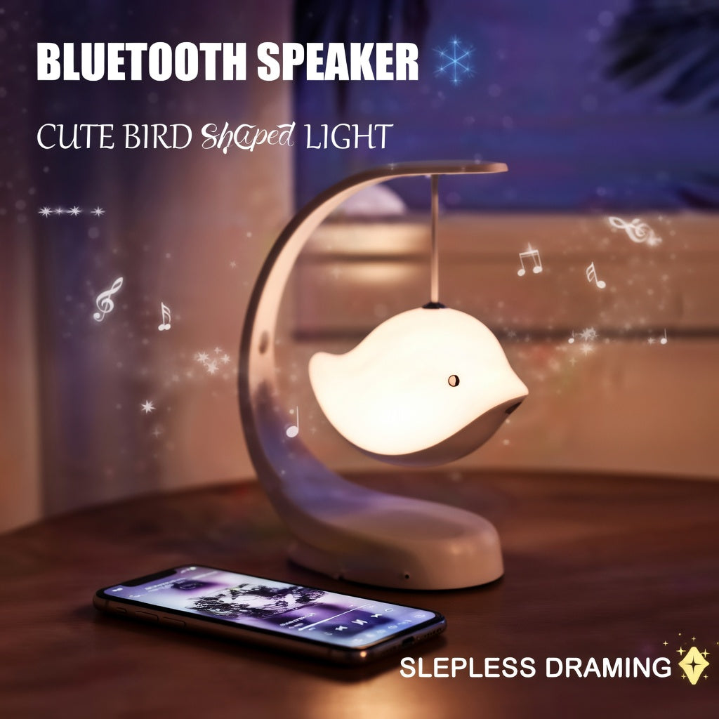 USB Baby Sound | Multi-Color Stepless Dimming Cute Bird Lamp